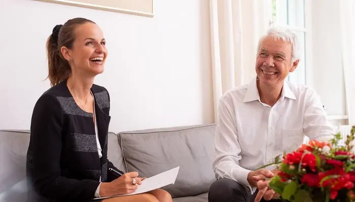 Dr. Burkhard Wittek im Gespräch mit Dr. Magdalena Kalus.