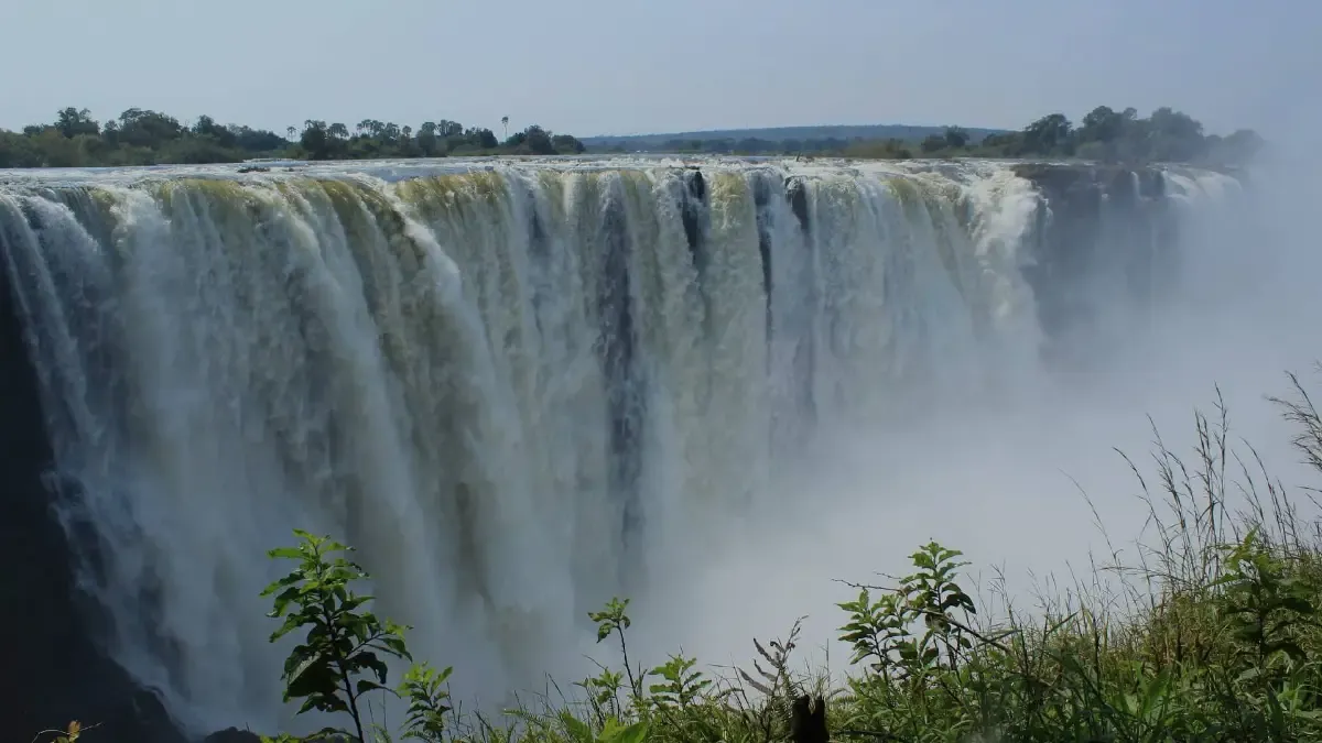 Ein Wasserfall.